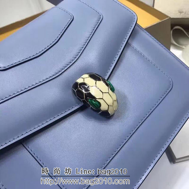BVLGARI寶格麗 專櫃新款 蛇頭扣環 三層琺瑯蛇頭包 可手提肩背斜挎 B38329 FYD1356